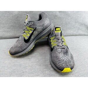 NIKE AA7406-011 - Men's Size 12 Air Zoom Winflo 5 Gray Running Shoes Sneakers B0